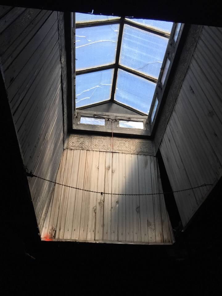 Skylight in 217 Barnes